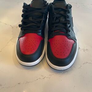 Nike Jordan Black and Red Athletic Shoes.  Never been worn